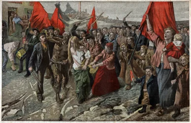 Grève dans le Nord de la France