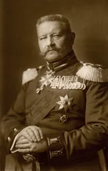Histoire. Allemagne. Le général Paul von Hindenburg. Photo, Allemagne, vers 1914-16 (carte postale)