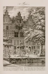 Maison endommagée par le feu, Amsterdam, Hollande