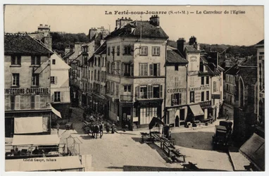 Île-de-France, Seine-et-Marne (77), Ferté-sous-Jouarre : le carrefour de l