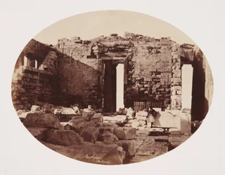 Intérieur du Parthénon, Athènes, vers 1849