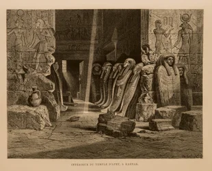 Vue intérieure du temple d