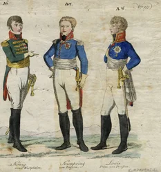 Jérôme Bonaparte Roi de Westphalie, Prince Louis Ferdinand de Prusse et Louis Ier de Bavière