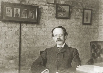 Joseph John Thomson, physicien anglais, vers 1900