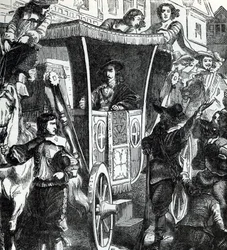 Le roi Charles I hué par la foule après la tentative échouée d