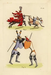 Chevaliers en combat