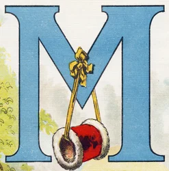 Lettre M: La manche. Gravure dans "ABC L