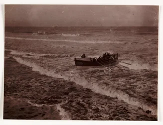 Canot de sauvetage, vers 1885