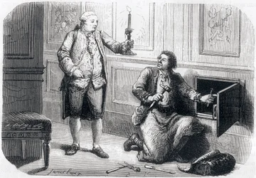 Louis XVI éclaire le serrurier François Germain