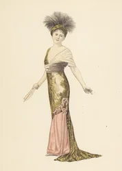 Madame Pierat en robe de Redfern dans Les Marionettes