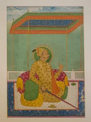 Maharaja Ajit Singh, Peinture, Fort de Mehrangarh, Jodhpur, Rajasthan, Inde, Asie (photo)