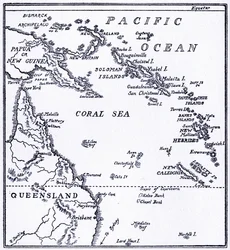 Carte de Mélanésie
