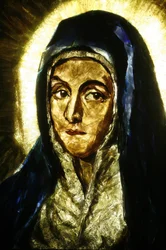 Mater Dolorosa (détail) par El Greco, Lourdes, France