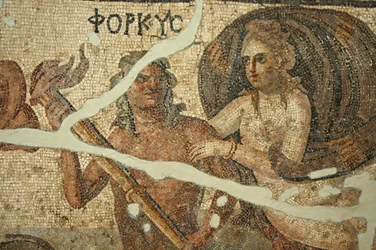 Mosaïque de scène marine, Turquie
