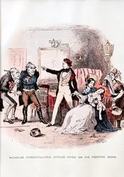 Nicholas Nickleby par C. Dickens - illustration