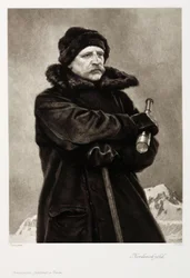 Nils Adolf Erik Nordenskjold, géologue et explorateur arctique suédois, vers 1880