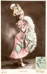 Vieille carte postale/Lawlor/Actrice