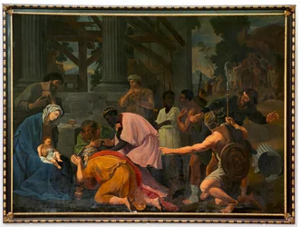 Église paroissiale Sint-Salvator. Intérieur. Peinture. Adoration des Mages.