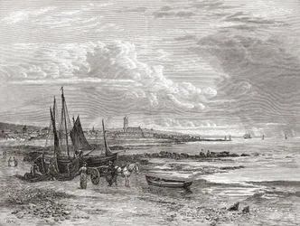 Penzance, Cornouailles, Angleterre à la fin du XIXe siècle, de Our Own Country publié en 1898