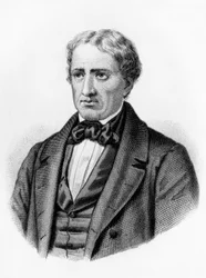 Portrait de Giovanni Berchet (1783-1851), poète romantique, écrivain et patriote italien, gravure