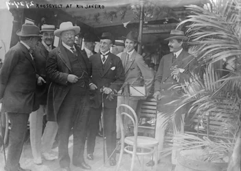 Le président Theodore Roosevelt à Rio de Janeiro avant l