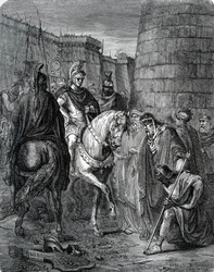 Quintus Caecilius Metellus Macedonicus (210-116 av. J.-C.) en Grèce après la bataille de Scarpheia contre les Achéens en 147 av. J.-C.