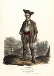 Raffile en Michau dans Coelina de René Charles Guilbert de Pixérécourt, Ambigu Comique