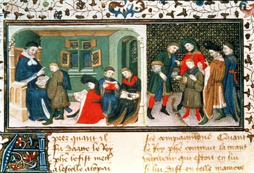 Maître et élèves, de 