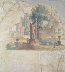 Paysage sacro-idyllique, de la Villa d