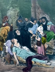 Scène de la vie du réformateur protestant Martin Luther