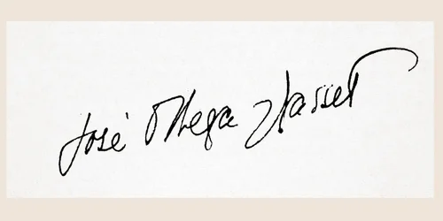 Signature de José Ortega y Gasset