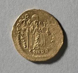 Solidus de Maurice Tibère, 583-602
