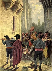 Sérénade espagnole. Gravure dans « Les Peuples de la Terre » 1890