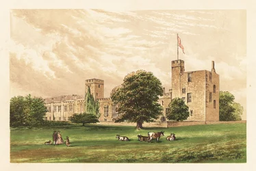 Château de Sudeley, 1880 (gravure)