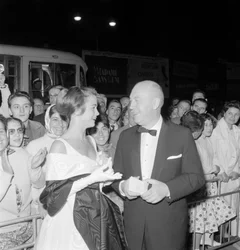 Le réalisateur Otto Preminger avec l