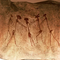 Tanzanie, Dodoma, Kondoa Irangi, peintures rupestres