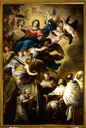 La Vierge apparaît aux saints carmélitains