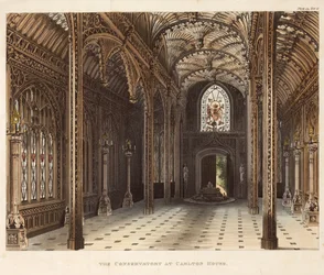 La serre de Carlton House, Pall Mall, Londres, vers 1810