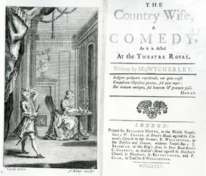 Page de titre du script pour La Femme de la campagne au Royal Theatre