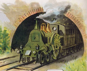 Train sortant d