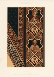 Voûte dans la Basilique de San Francesco, Assise