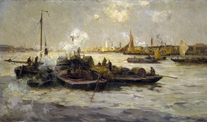 Vue de Limehouse, Angleterre, avec une description de l
