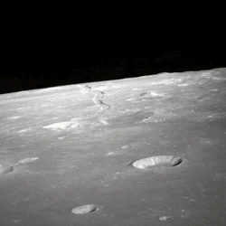 Vue de Rima Ariadaeus sur la Lune