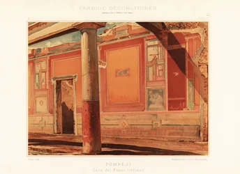 Vue de la Maison du Faune Ivre, Pompéi