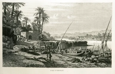 Vue du port d