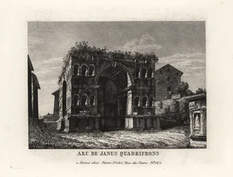 Vue des ruines de l