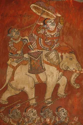 Peinture murale du Ramayana