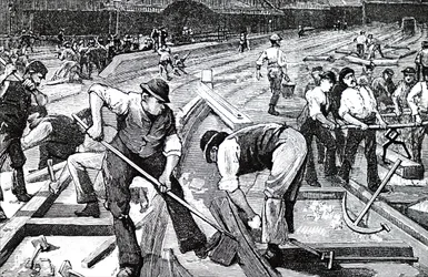 Travaux en cours à la gare de Plymouth