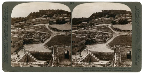 Ancienne ville royale de Samarie, où Philippe prêchait le Christ, vue vers l