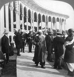 Rassemblement au grand amphithéâtre du Durbar, Delhi, Inde, 1903